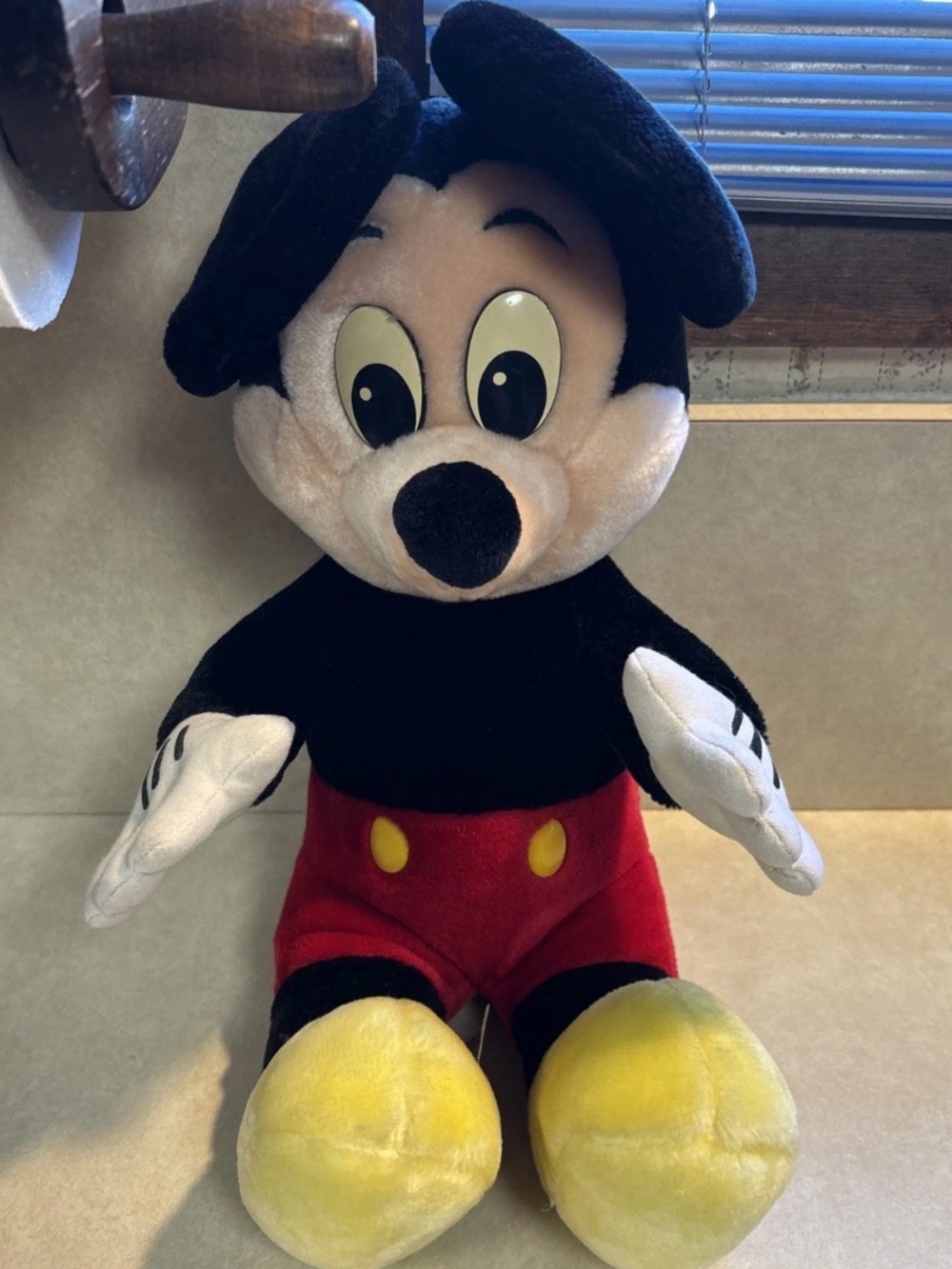 Disneyland Walt Disney World MICKEY MOUSE Large 20" Plush Doll Vintage 1980’s